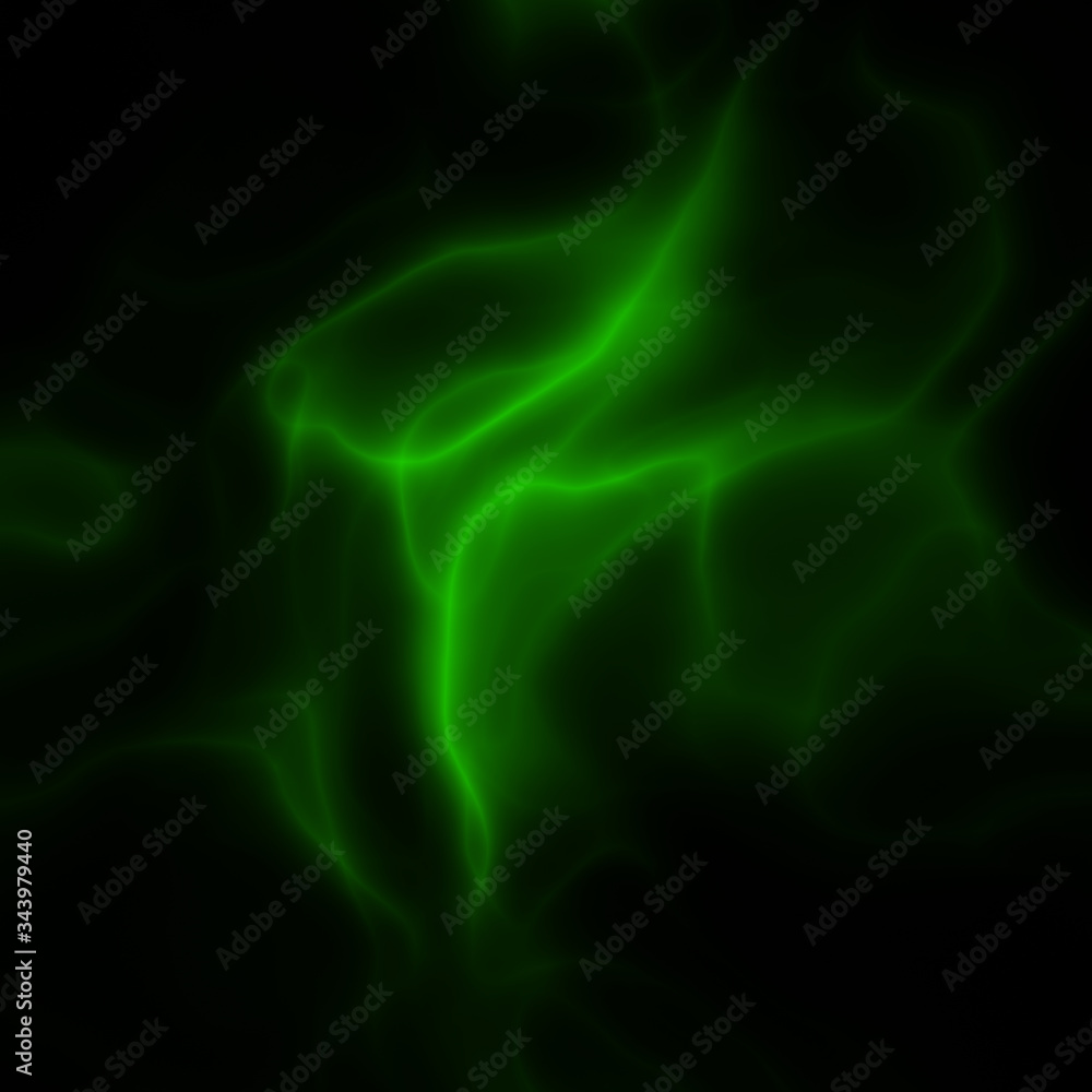 mystic green abstract fogy ghost background