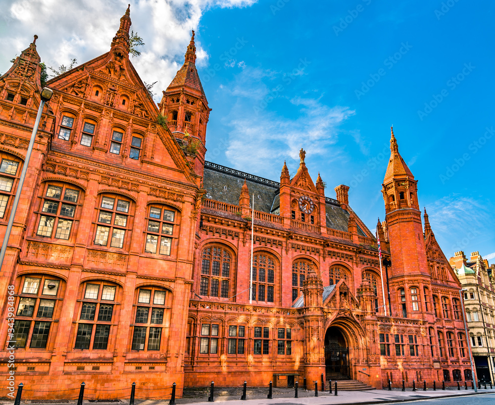 The Victoria Law Courts on Corporation Street in Birmingham, England
