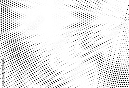Wallpaper Mural Abstract halftone background. Futuristic grunge pattern, circle of dots. Vector art texture for printing on posters, packages, wrapping paper Torontodigital.ca
