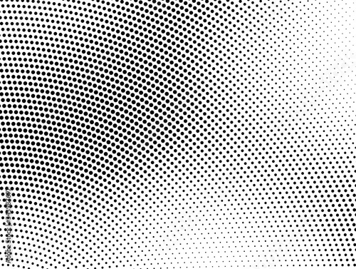 Abstract halftone background. Futuristic grunge pattern, circle of dots. Vector art texture for printing on posters, packages, wrapping paper