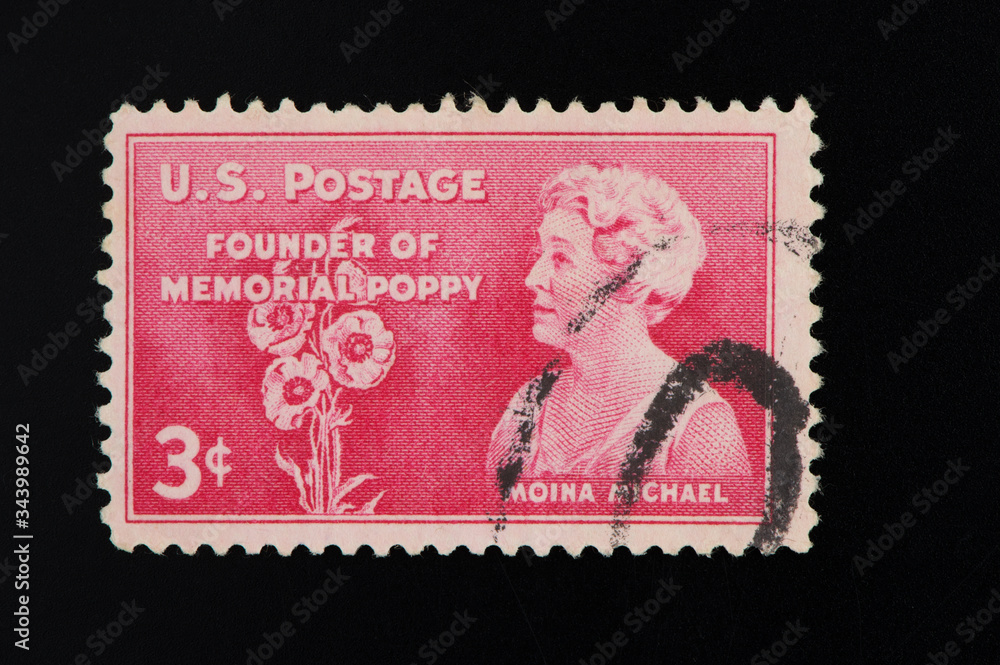 Naklejka premium postage stamp
