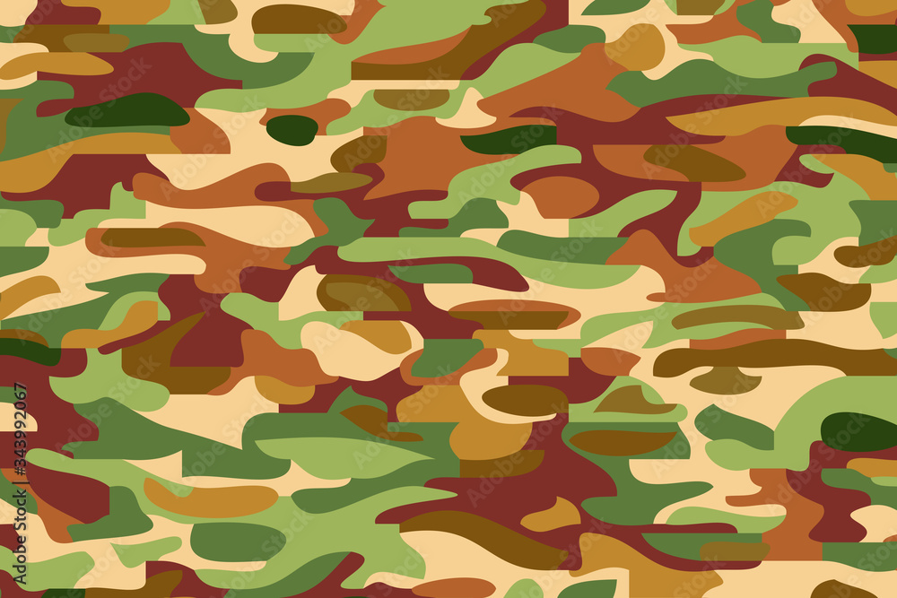 Fototapeta premium Military camouflage pattern vector