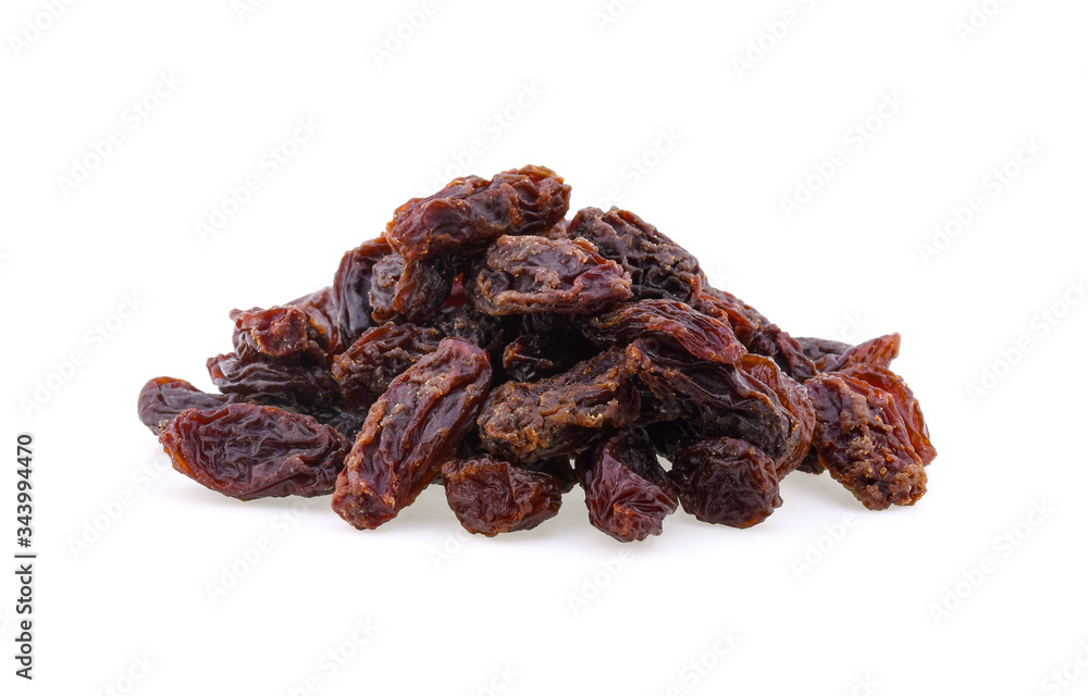 Raisins isolated on white background Raisins isolated on white background