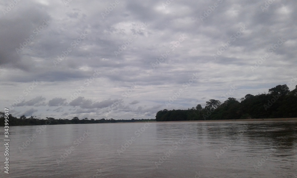 river Putumayo, Colombia & Ecuador