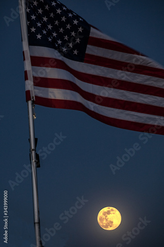 Pink supermen of 2020 with American flag