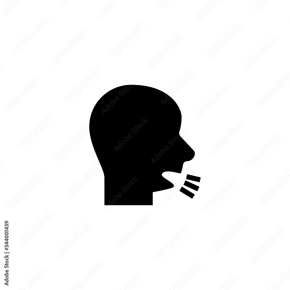 Unhealthy medical condition icon vector in black flat shape design isolated on white background, icon illustration, eps 10 Unhealthy medical condition icon vector in black flat shape design isolated on white background, icon illustration, eps 10