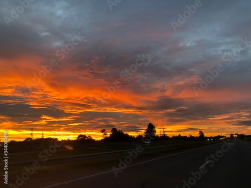 sunset on the road © Micaela