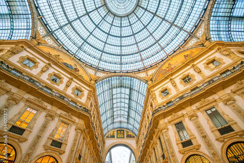 Galleria Vittorio Emanuele II is one of the most popular shopping areas in Milan photo