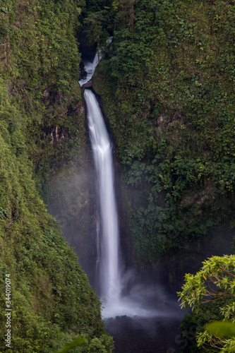 Waterfall in the forest  Costa Rica