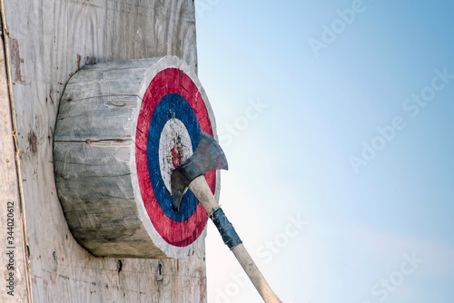 Konstfotografi Hitting a bulls eye, can be during a sport, game, or making a deal