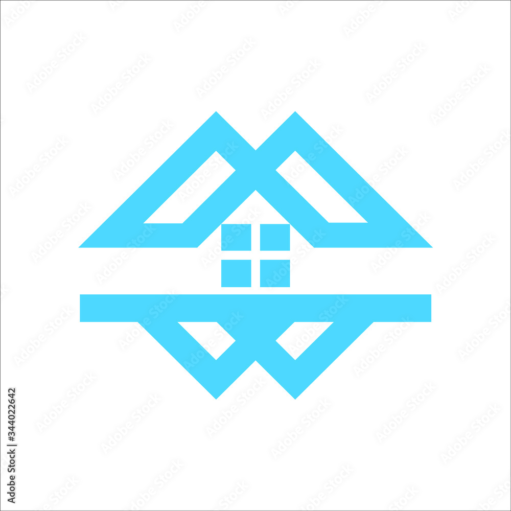 house icon vector illustration, real estate logo