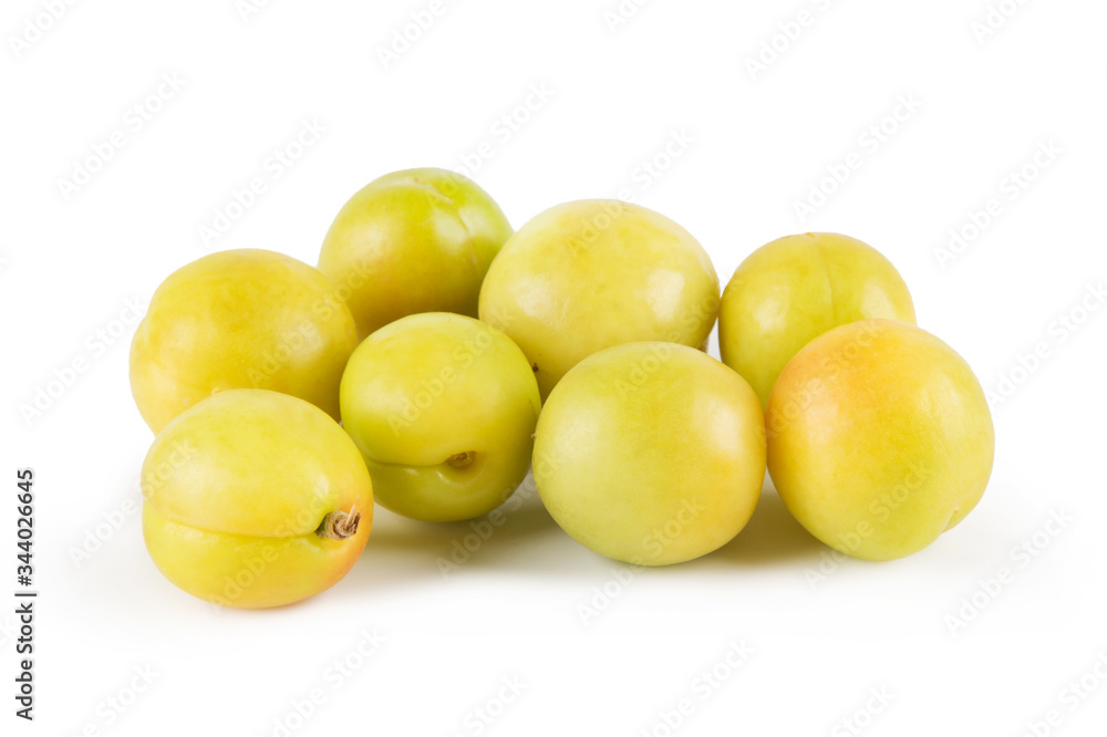 Fresh apricot isolated on white background. Fresh apricot isolated on white background.