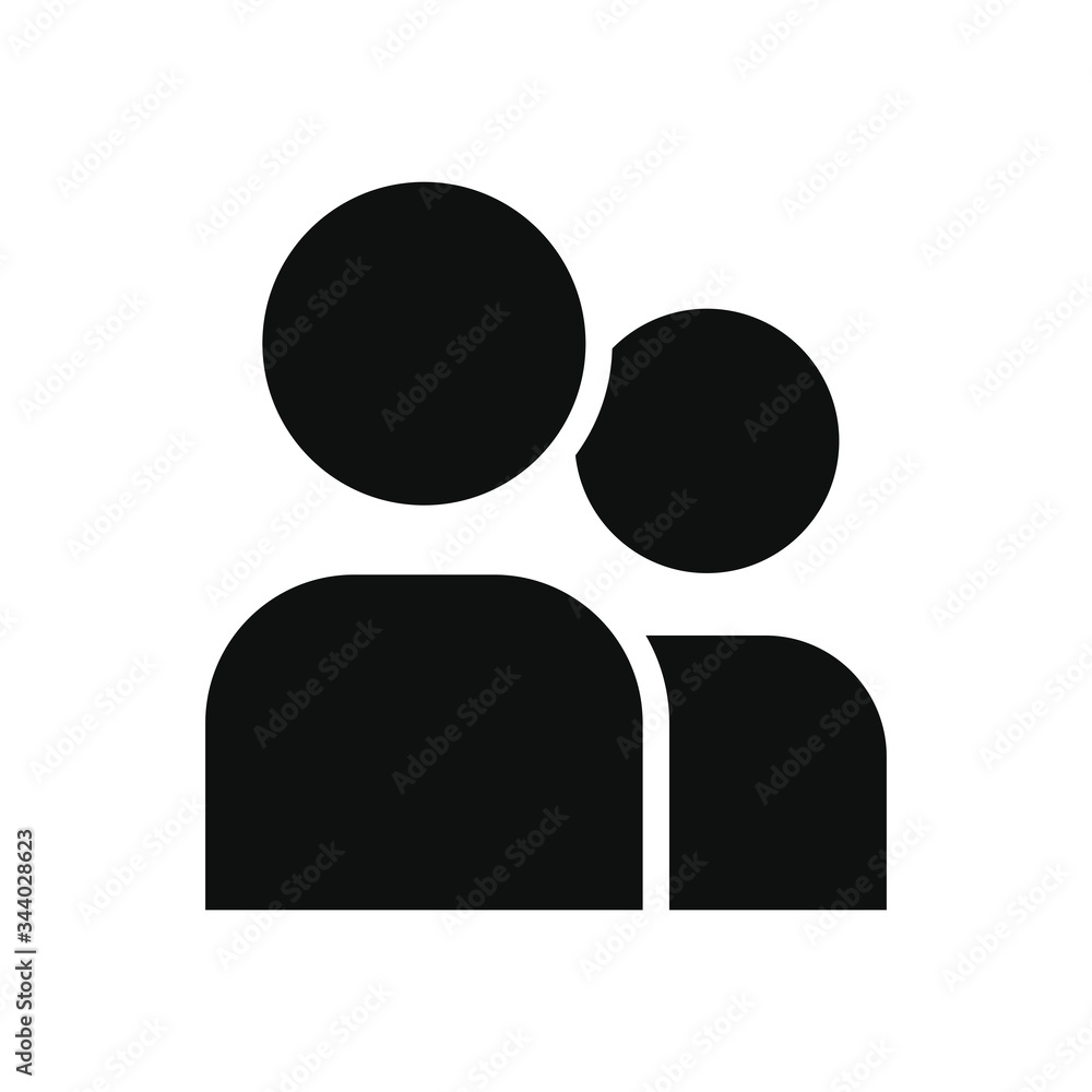 avatar people icon, silhouette style avatar people icon, silhouette style