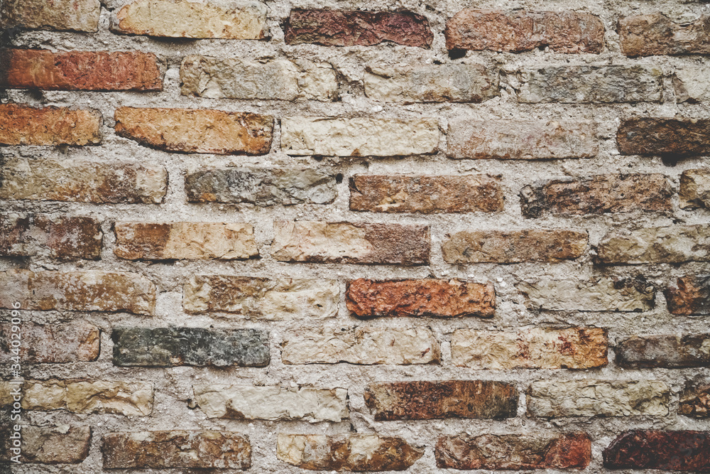 Fototapeta premium Blank grunge of old concrete wall white and grey color tone texture.