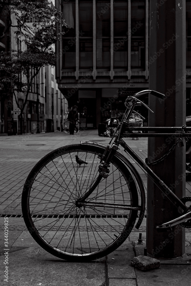 My bicycle waiting for a new adventure through the streets of the old town.