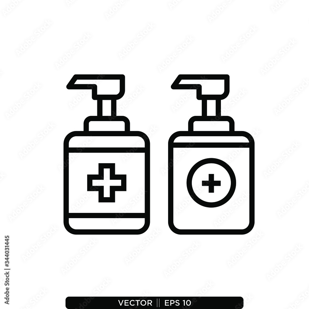 Hand Soap Icon Vector Illustration Logo Template Hand Soap Icon Vector Illustration Logo Template