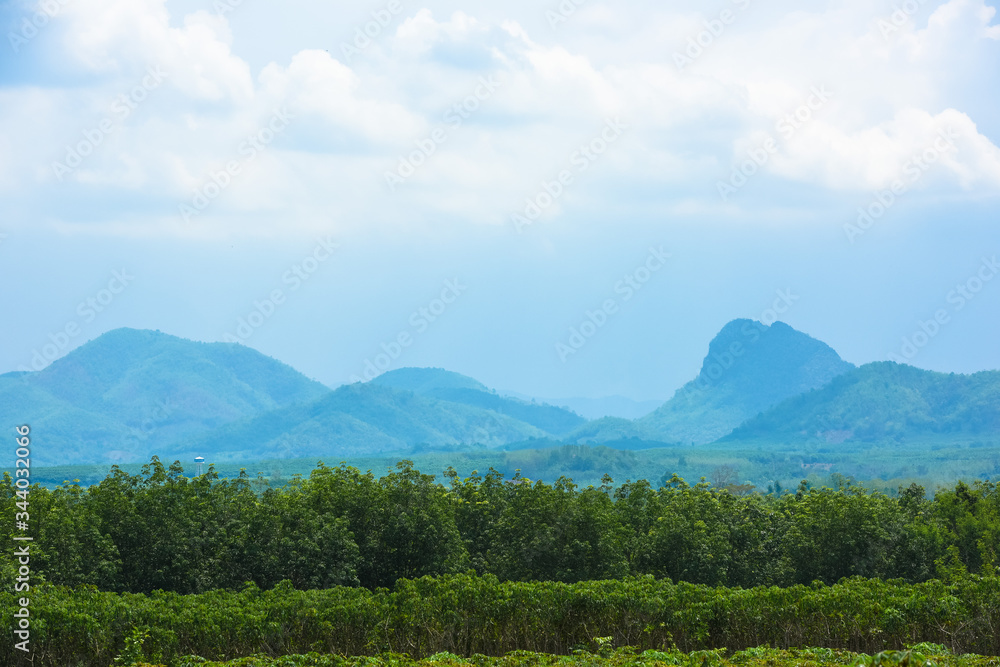 Sky and mountains for the background Sky and mountains for the background