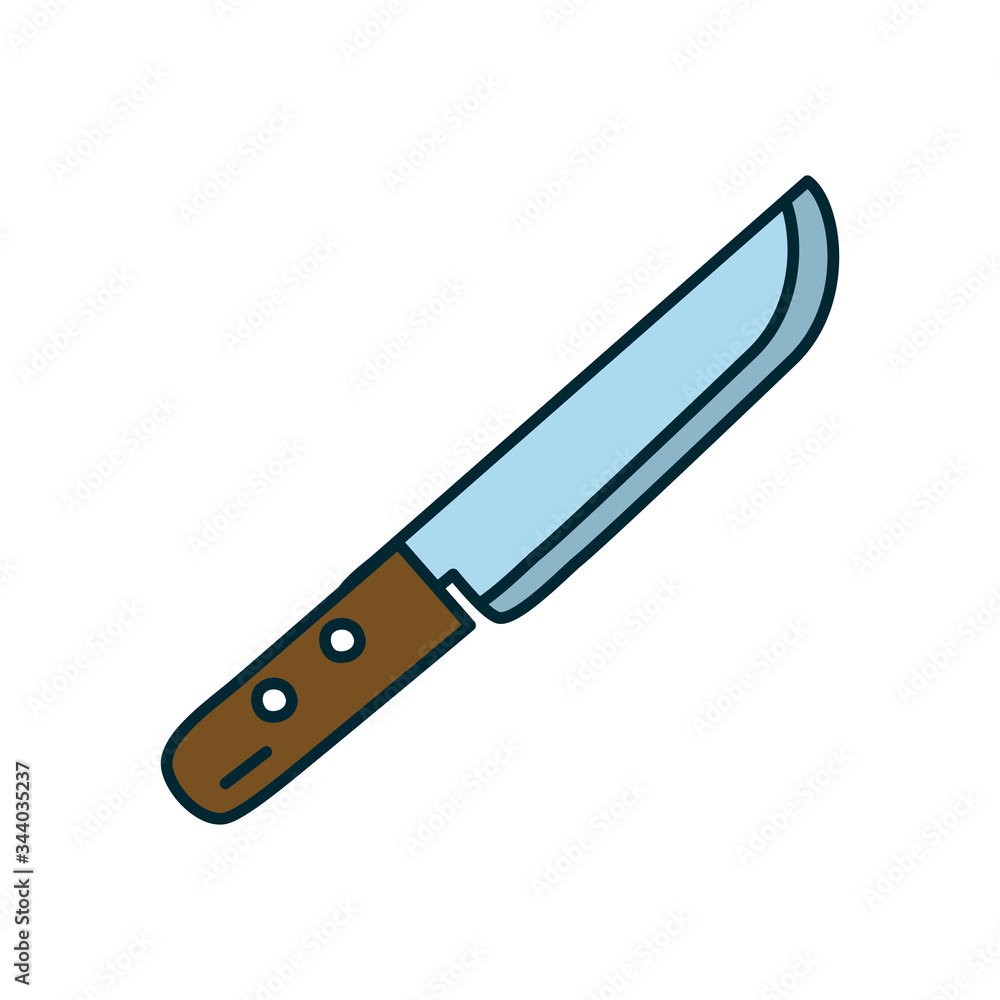 knife icon,line and fill style knife icon,line and fill style