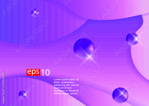 Wavy geometric background