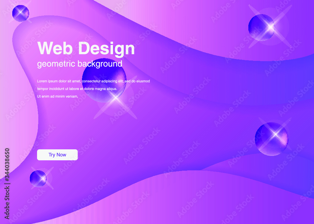 Naklejka premium Wavy geometric background