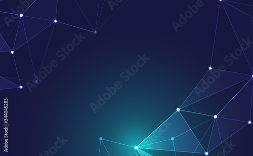 Internet connection, with neon effect, technology background. digital science technology concept. Digital technology backdrop. Vector illustration