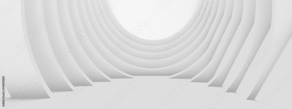 white curtain with a white background