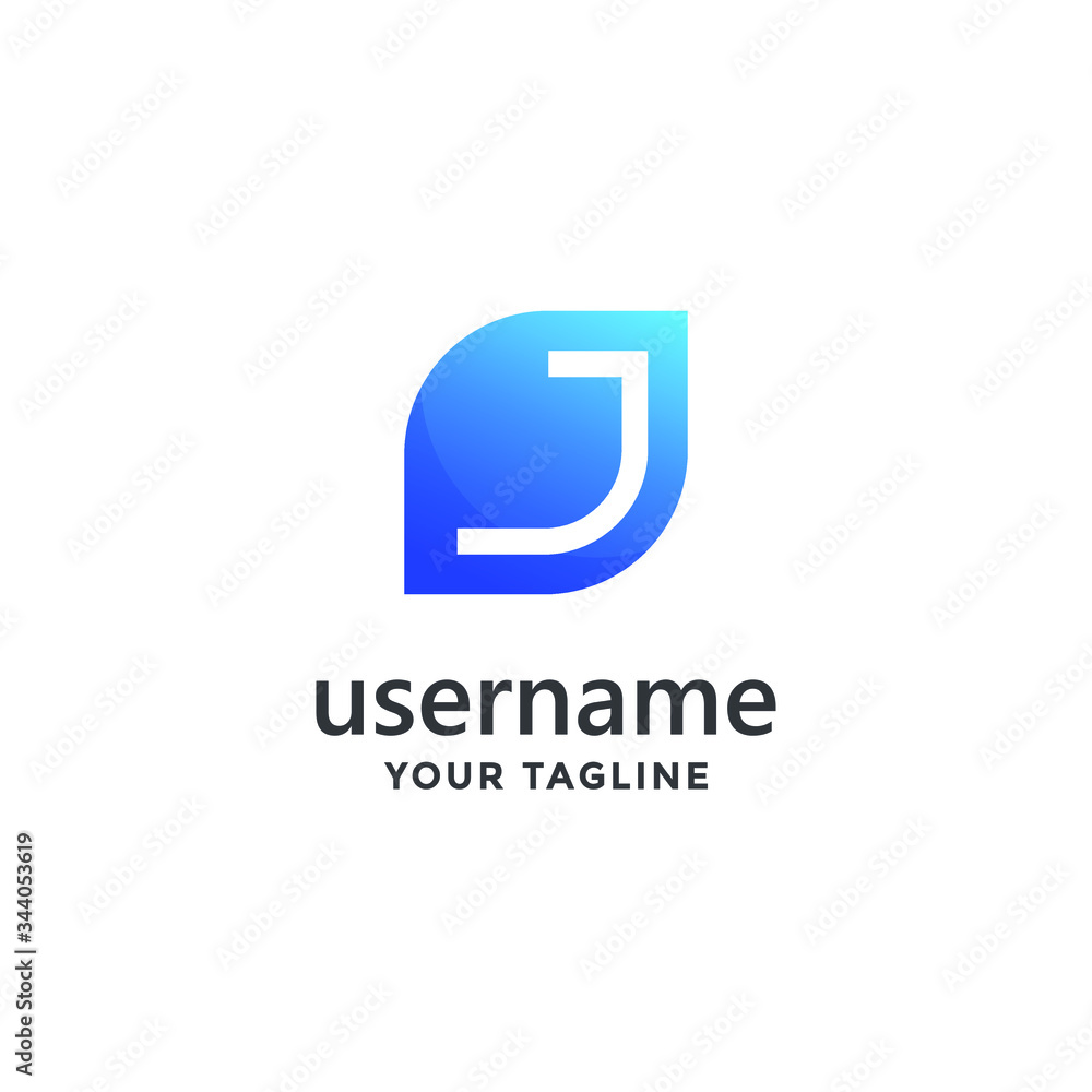 letter j logo monogram creative template letter j logo monogram creative template