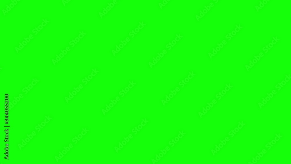 Cardboard boxes sold out transition. Shipping logistics ideas about e-commerce. retail marketing buying selling goods online.Green Background, Chroma Key
