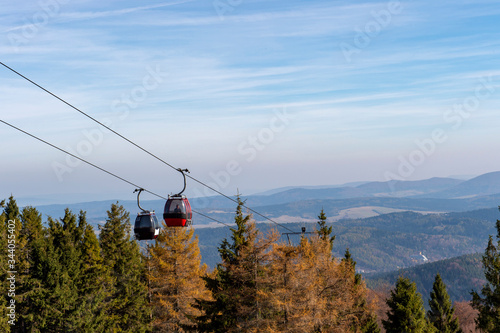 Gondola lift at Jaworzyna Krynicka