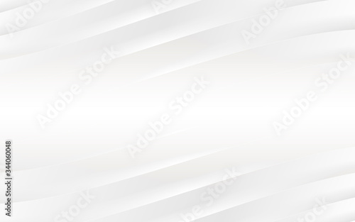 Abstract pattern. White and gray color background. Vector Design layout of shape paper cut. Motion Curved Line. Gradient stripes layers.