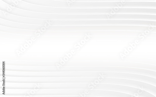 Abstract pattern. White and gray color background. Vector Design layout of shape paper cut. Motion Curved Line. Gradient stripes layers.