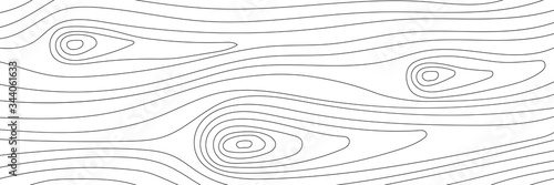 Wood texture imitation, black lines on white background, vector design 