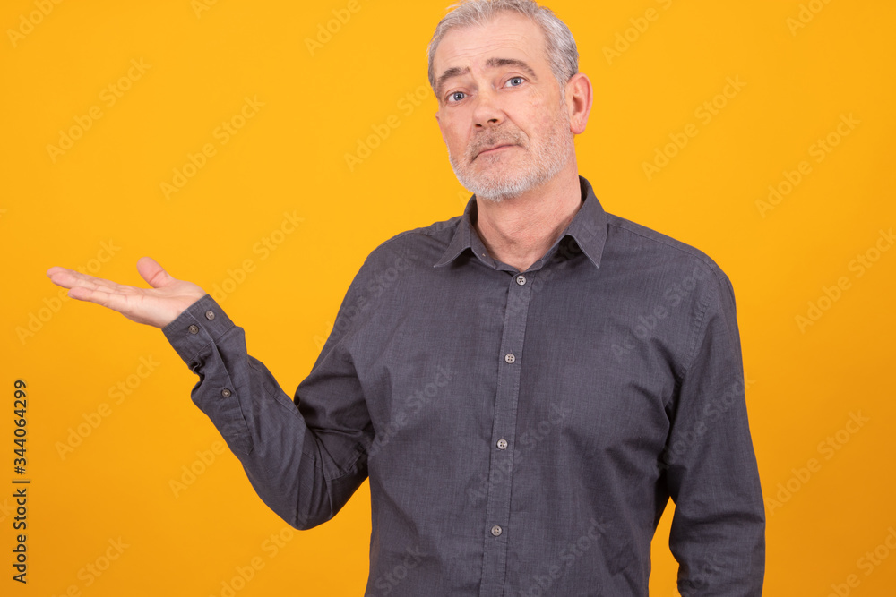 adult man isolated on color background pointing adult man isolated on color background pointing