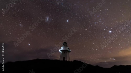 Star timelapse video in New Zealand