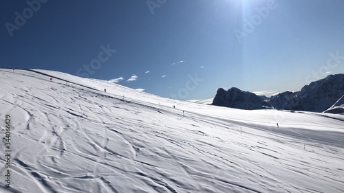 ski resort in winter