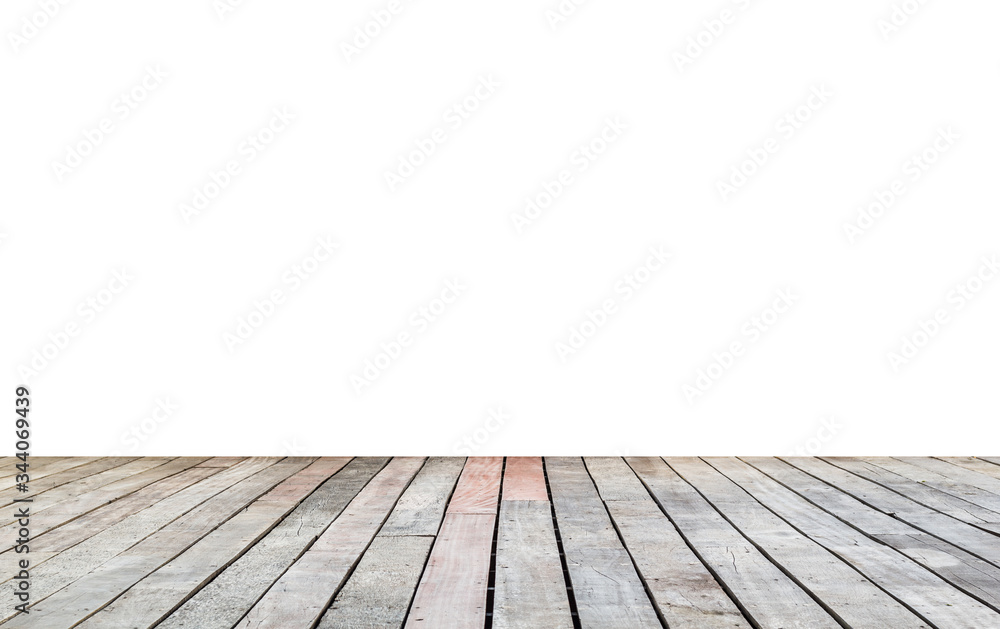 wooden floor on white background wooden floor on white background
