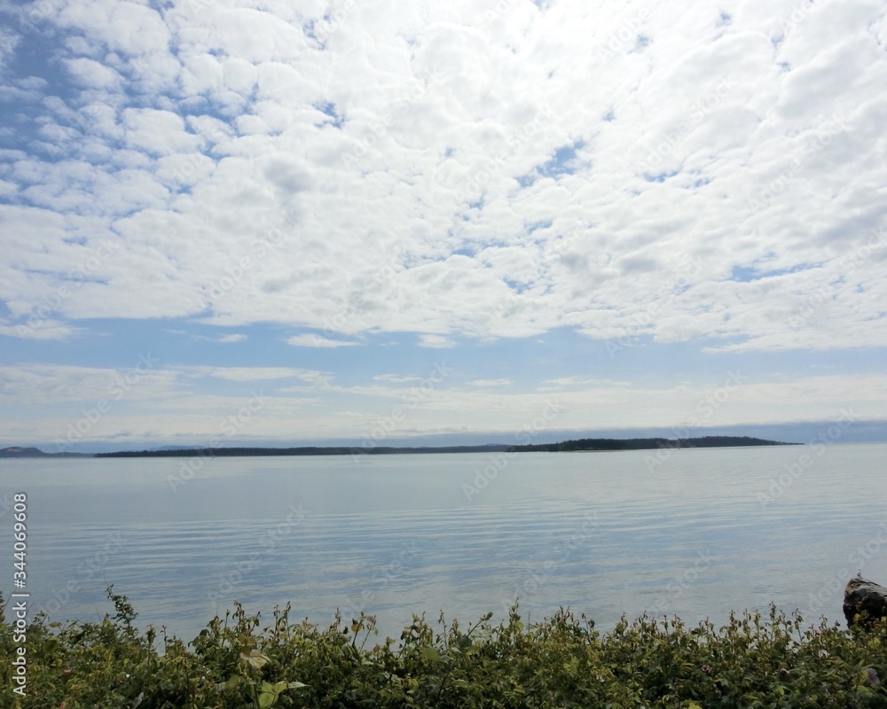 lake and sky