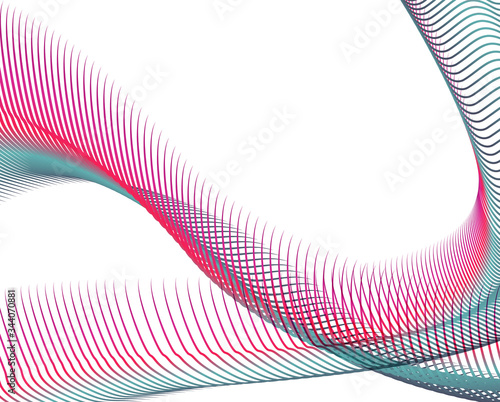 Abstract background blend wave line design for Wallpaper, Banner, Background, Card, Book Illustration, landing page