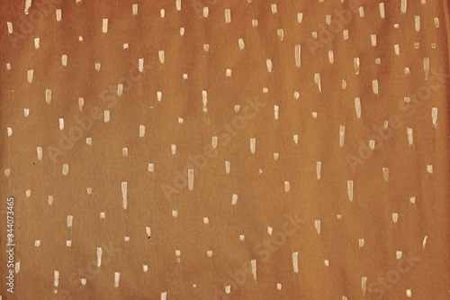 Gift wrapping paper texture. Painted paper  concept of small white dots  snowflakes.