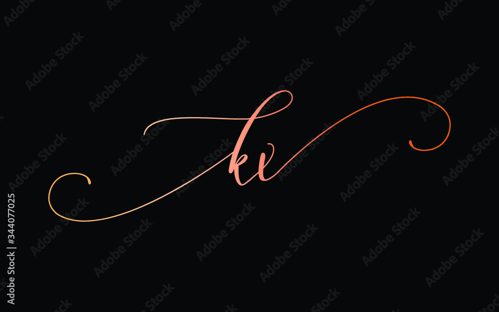 kx or k, x Lowercase Cursive Letter Initial Logo Design, Vector Template kx or k, x Lowercase Cursive Letter Initial Logo Design, Vector Template