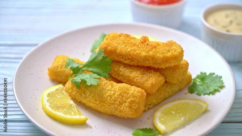fried fish finger stick or french fries fish with sauce fried fish finger stick or french fries fish with sauce