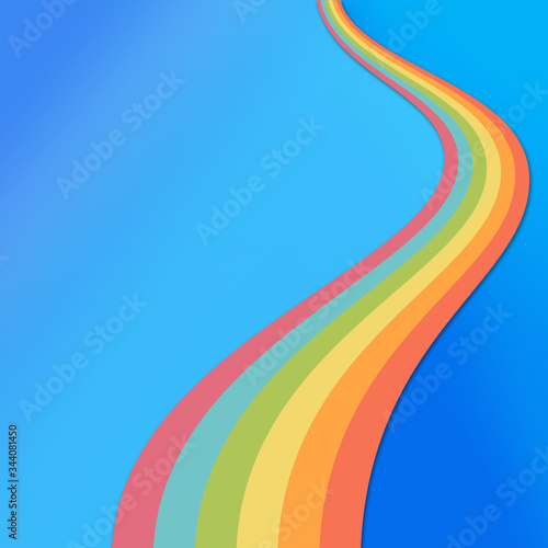 Circle background with gradient and blur effects. Colorful, simplistic, and a nice touch to any presentation or composite. 