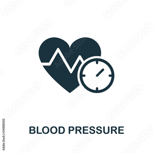 Blood Pressure icon. Simple illustration from medical equipment collection. Creative Blood Pressure icon for web design, templates, infographics