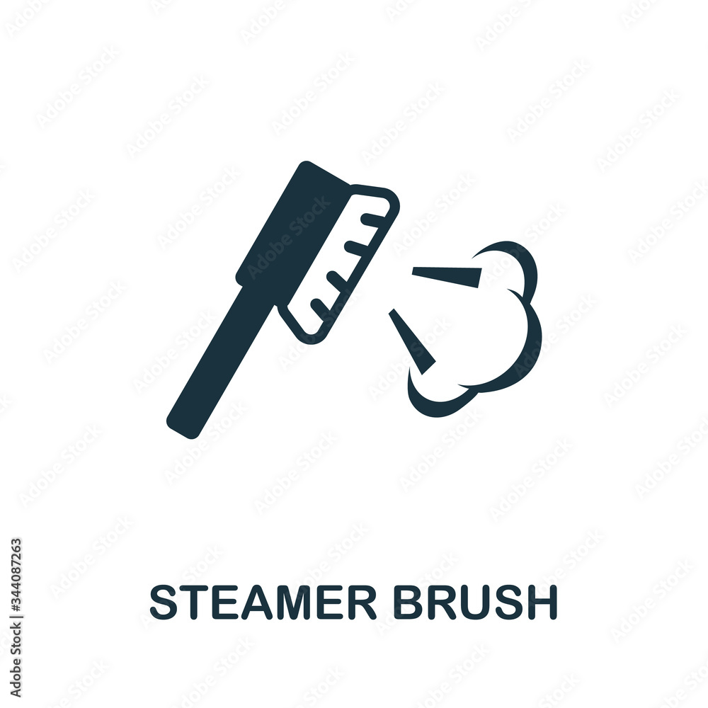 Steamer Brush icon. Simple illustration from laundry collection. Creative Steamer Brush icon for web design, templates, infographics and more Steamer Brush icon. Simple illustration from laundry collection. Creative Steamer Brush icon for web design, templates, infographics and more