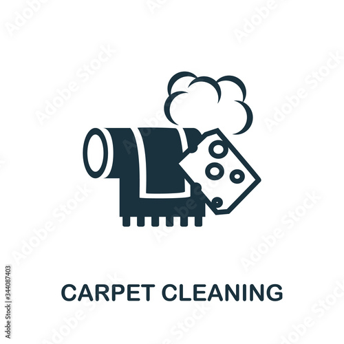 Carpet Cleaning icon. Simple illustration from laundry collection. Creative Carpet Cleaning icon for web design, templates, infographics and more