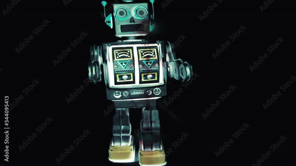 the retro robot is attacking you the retro robot is attacking you