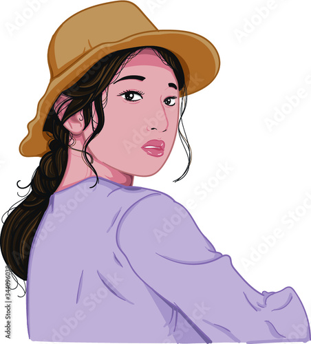 Woman with Hat