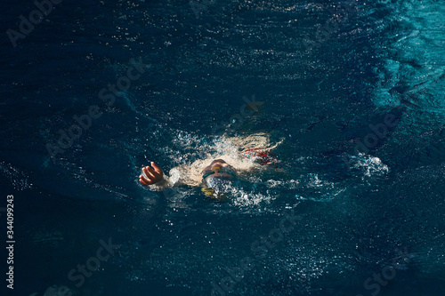 swimming child