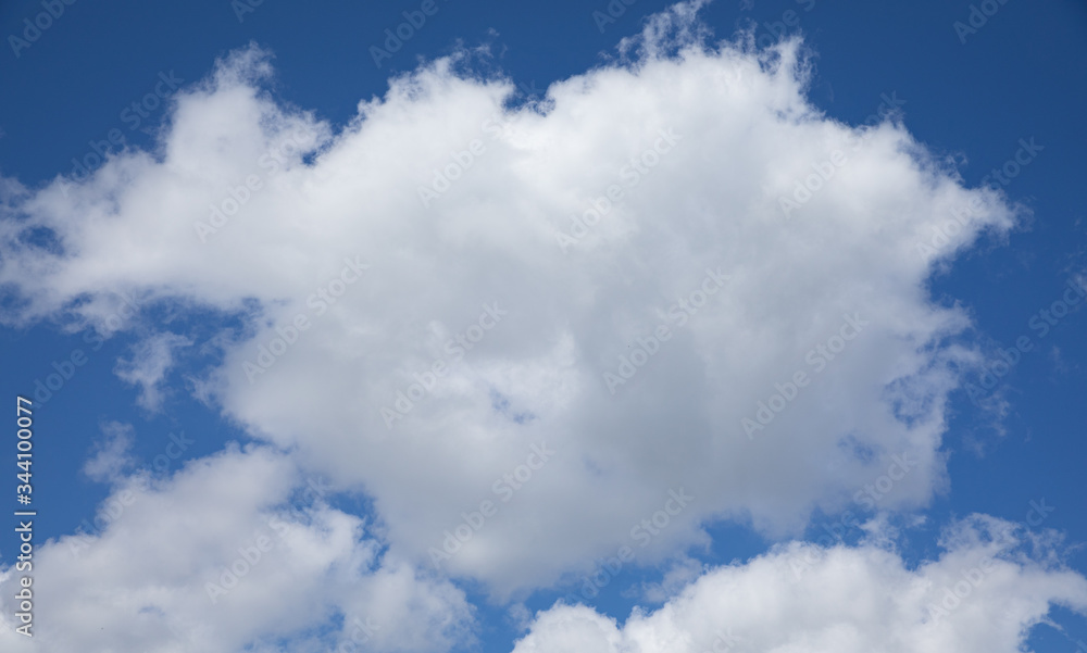 Fototapeta premium Blue sky with clouds