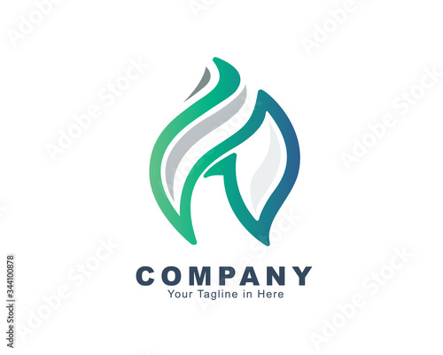 A initial logo style design logo inspiration